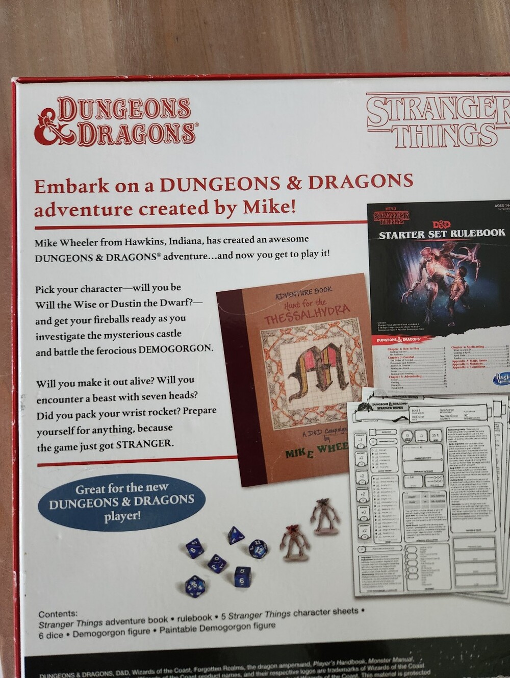 Dungeons & Dragons Stranger Things Starter Set Demogorgon Hasbro E3702 RPG - Picture 6 of 8
